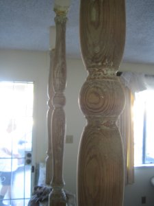 Entryway Posts - Progress